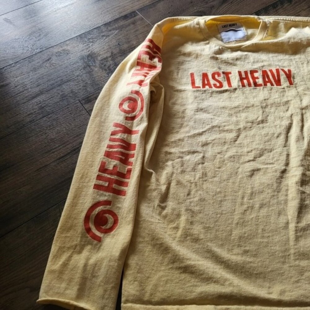 Last Heavy Yellow Double Sided Men Small Made in USA Heavy Duty Long Sleeve 0424 - Picture 6 of 8